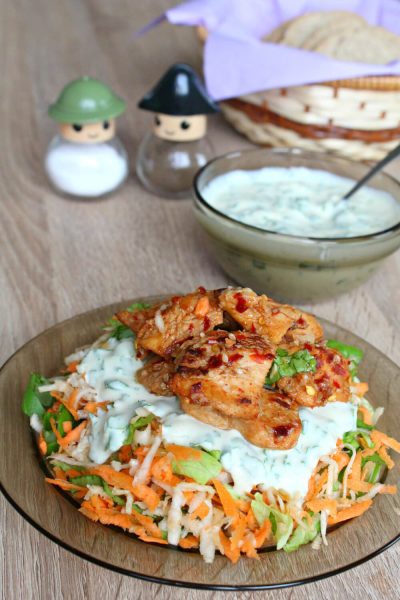 Salata De Morcovi Cu Telina Si Pui