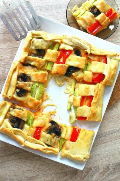 Tarta de legume si cascaval