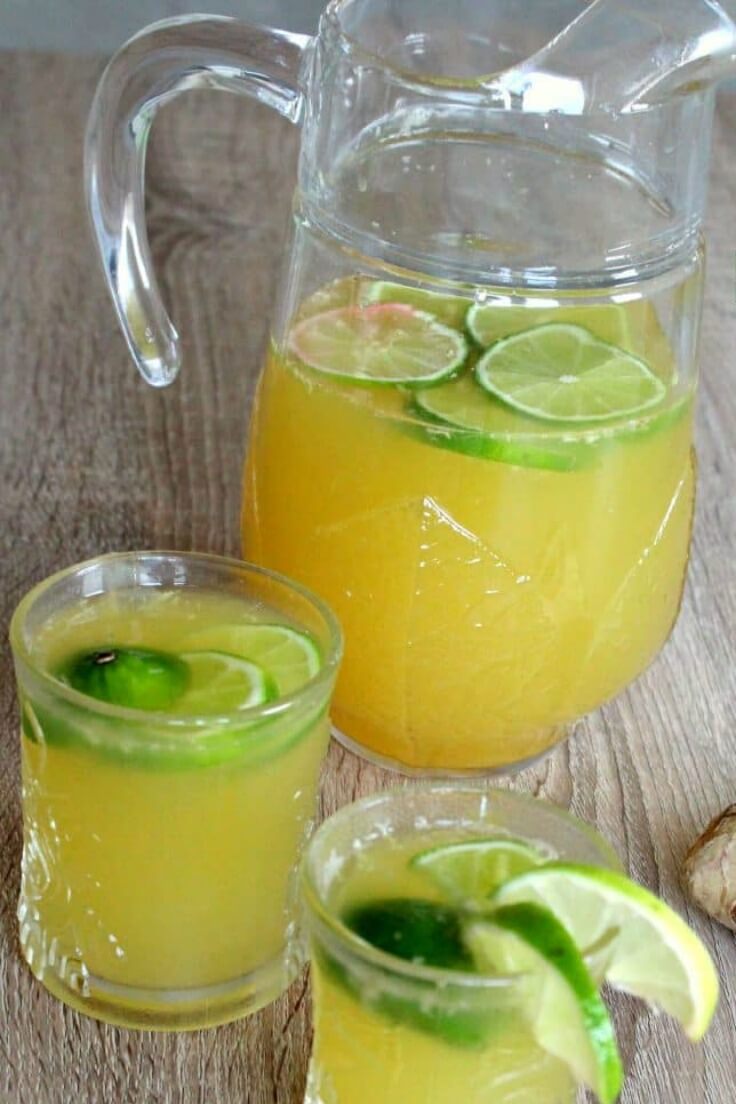 Cocktail Fara Alcool Cu Ghimbir Si Ananas