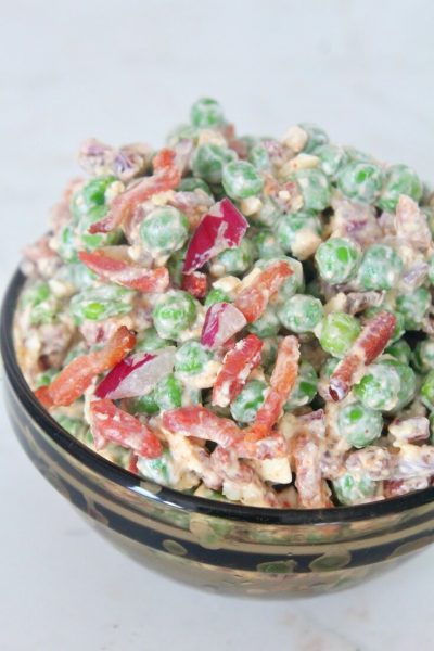 Salata de mazare cu bacon