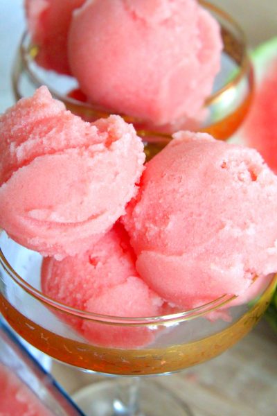 Sorbet de pepene rosu