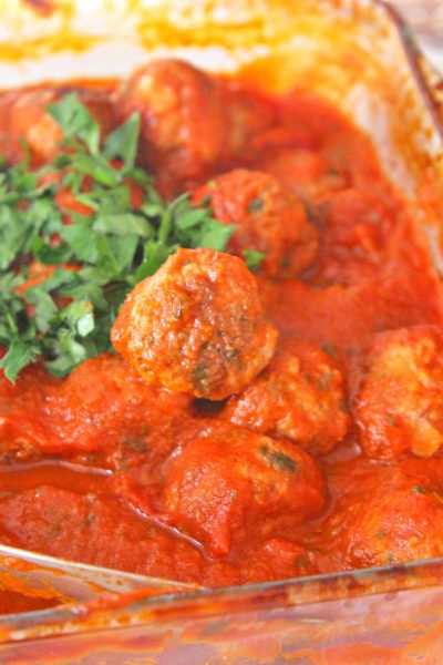 Chiftelute cu sos la cuptor